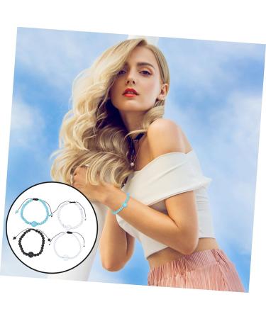 MARMERDO 4pcs Anti Motion Sickness Jewelry: Moonstone Ocean, Turquoise Beads, Portable Travel Gem Kelp - Buy Online on GoSupps.com