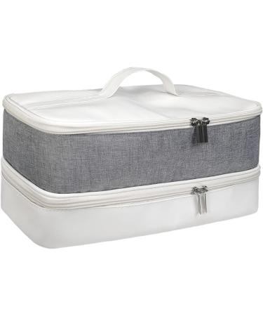 OIIBWQ Double Layer Travel Carrying Case Hair Accessories Tool Storage Bag for Hair Dryer Brush Hair Accessories - Buy Online on GoSupps.com