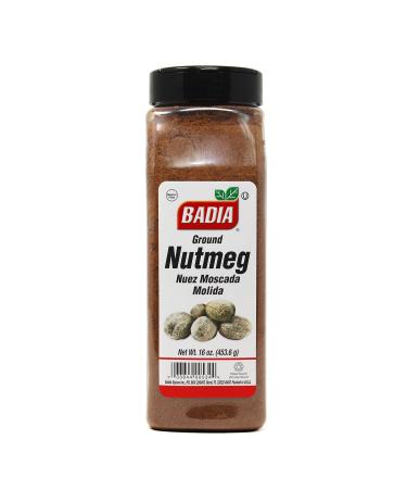 Badia - Ground Nutmeg - 16 oz. 1 Pound (Pack of 1)