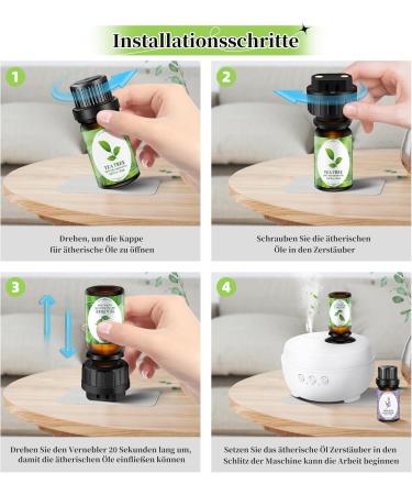 Waterless Aroma Diffuser for Essential Oils - Aromatherapy Diffuser with 2 Essential Oils | Perfect for Car Bedroom & Spa - Buy Online on GoSupps.com