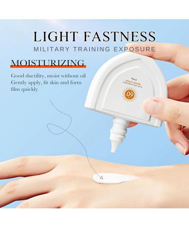 Sunscreen SPF 60+ Aloe Vera Sun Cream Repair Lotion Suncream Sun Face Protection Against UVA UVB Water + Sweat Resistant Fast Film Formation No Stuffiness for All Skin Types 40g - Buy Online on GoSupps.com