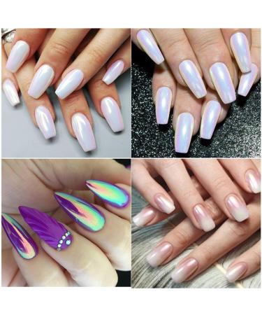 Buy GZSYY Chrome Glitter Nail Powder - 8 Metallic Colors | Chameleon Nail Color for Stunning Manicure | International Shipping Available - Buy Online on GoSupps.com