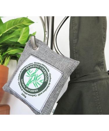 Buy Bamboo Activated Carbon Odor Remover Set | 2x200g Air Purifier Bags & 4x75g Dehumidifiers | Perfect for Shoes Cars and Home | International Shipping - Buy Online on GoSupps.com