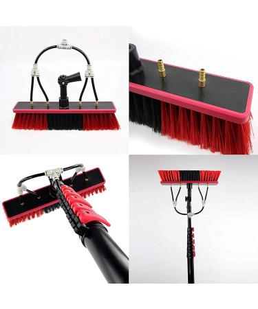 Window Cleaning Rod Water-Bearing Telescopic Rod Window Cleaner with Telescopic Handle for Window Glass Wall photovoltaic Panel Cleaning 20FT/6M - Buy Online on GoSupps.com