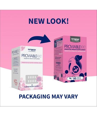 Nutramax Proviable Health Supplement for Cats and Dogs - 80 Count - Buy Online on GoSupps.com