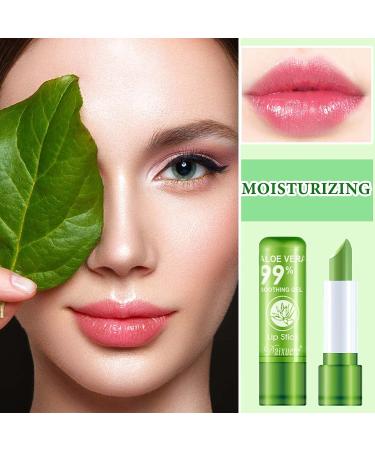 WENJLYJ 8 PCS Aloe Vera Lipstick Set | Color Changing Magic Temperature | Long-lasting & Nutritious Lip Gloss Kit for Women - Buy Online on GoSupps.com