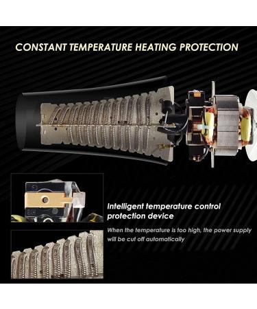 Jooayou 3000W Professional Ionic Hair Dryer with Diffuser | Fast Drying Salon Blow Dryer for Women | 2 Speed, 3 Heat Settings | Curly and Straight Hair | Black - Buy Online on GoSupps.com