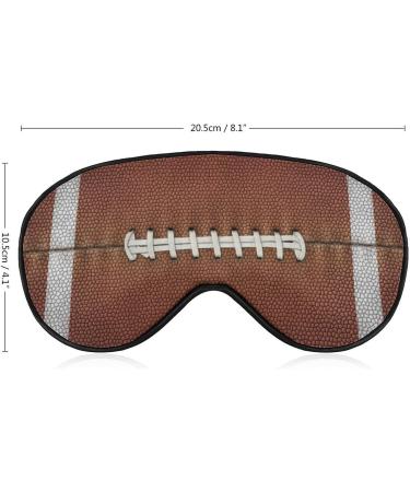 LynaRei American Football Laces Sleep Mask - Blackout Eye Cover for Full Night's Sleep, Travel, and Nap - Buy Online on GoSupps.com