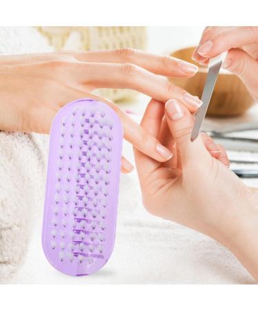 Milisten 3pcs Plastic Nail Brush - Two-sided Hand Cleaning Scrubbing Brushes for Salon Nail Art - Buy Online on GoSupps.com