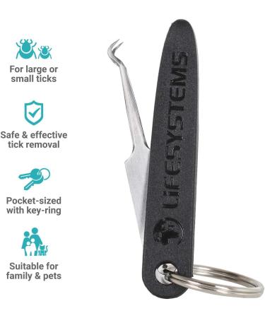 Lifesystems Tick Tweezers - Fast and Effective Tick Removal Tool - Buy Online on GoSupps.com