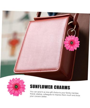 HOMSFOU 40 pcs key chain pendant resin flower charms keychain sunflower party favors flower bracelet charms daisy earring charms sunflower key ring key ornament Accessories delicate Assorted Color2x4pcs 4.75X4.75X0.78CMx4pcs - Buy Online on GoSupps.com