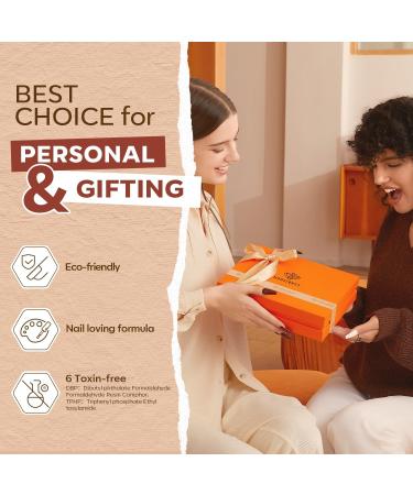 Modelones Nail Polish Set 12 Colors Nude Brown Nail Polish Gold Glitter Autumn Nail Polish Neutral Pink Nail Polish Finger Nail Polish Bulk Manicure Diy Nail Art Salon Home - Buy Online on GoSupps.com