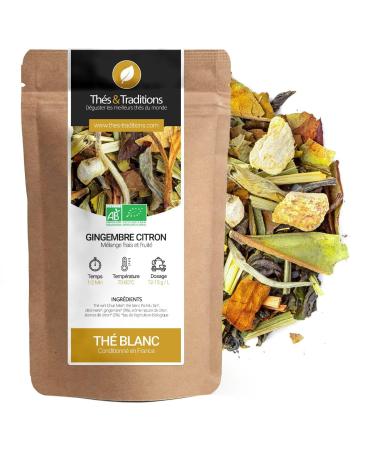 Th s & Traditions Teas & Traditions - Organic White Tea with Ginger and Lemon | 100g
