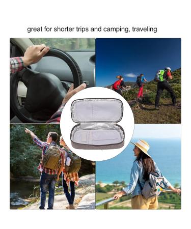 Portable Insulated Diabetic Medication Cooler Bag - Ideal for Camping (Type B) - Buy Online on GoSupps.com