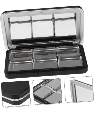 FOYTOKI 1 Set Eye Shadow Box DIY Blusher Container Fillable Eyeshadow Container Refillable Blusher Container Travel Eyeshadow Container Refillable Lipstick Container Makeup Supplies - Buy Online on GoSupps.com