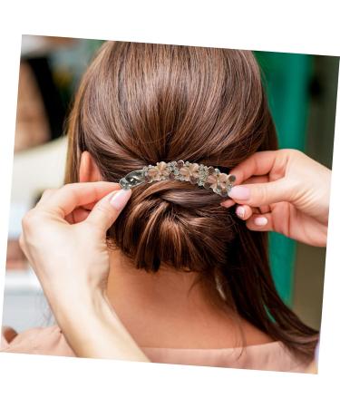 Beaupretty Rhinestone Hair Clip Banana Clips Hair for Fine Hair Rhinestone Banana Clips Hair Comb for Curly Hair Clips for Hair Banana Hair Clips for Women Rhinestones Curling Comb Miss Metal 8.5x2x2cm As Shown - Buy Online on GoSupps.com