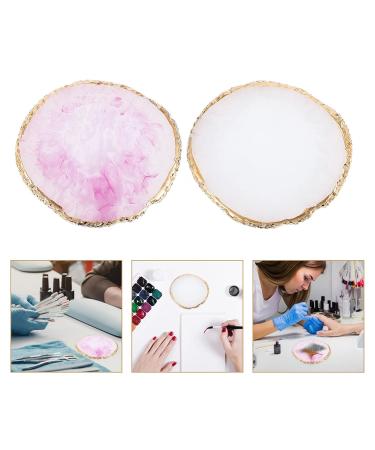 Buy Lurrose 2-in-1 Nail Art Palette | Color Mixing Tray for Gel Polish & Nail Pigments | Ideal for Professional Nail Art & Make-Up | Fast International Shipping - Buy Online on GoSupps.com