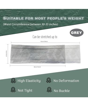 Akiuzuki JOO Insulin Pump Belt - Breathable Diabetic Waist Belt for Sleeping & Running | 4 Large Pockets (Grey 30-35 inch - Buy Online on GoSupps.com