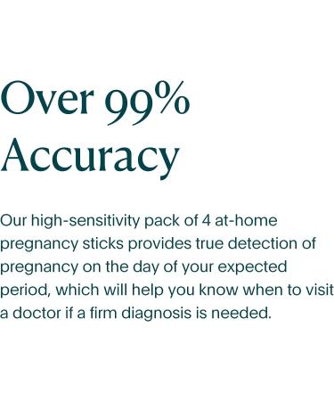 Natalist Early Pregnancy Test Kit for Women - Clear & Accurate Results, Ease Your Mind 5 Days Before Missed Period - 4 Pack - Buy Online on GoSupps.com