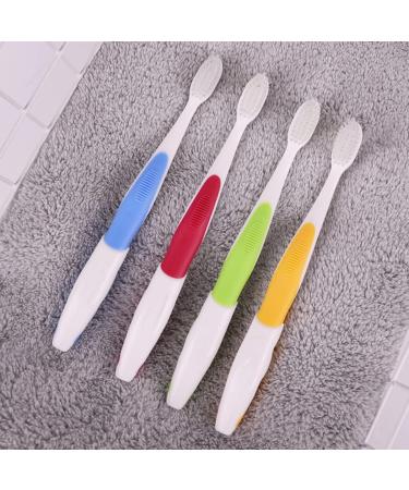 Minkissy 8-Piece Children's Bristle Toothbrush Set | Soft Manual Toothbrushes & Tongue Cleaners | Best Toddler Brushes for Oral Care | Ideal for Pregnant Women - Buy Online on GoSupps.com