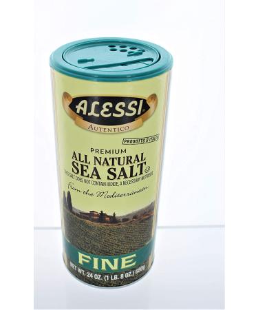 Buy ALESSI Mediterranean Sea Salt (2 x 24 OZ) - Premium Flavor & Quality - Buy Online on GoSupps.com