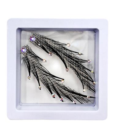 Jextou Women Handmade False Eyebrows | Handmade Adhesive False Eyebrows - Realistic Crocheted Eyebrows for Halloween Masquerade Costume Cosplay Eyebrows5