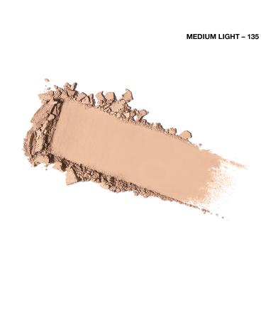 Covergirl Clean Pressed Powder Foundation 135 Medium Light - 0.39 oz | Flawless Finish Makeup - Buy Online on GoSupps.com