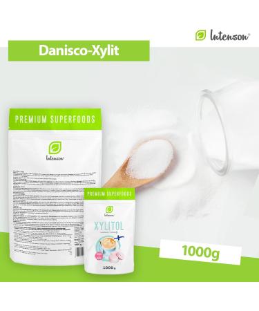 Intenson - Xylitol Sugar 1kg | Xylitol from Finland 1000g | Birch Sugar 100%. - Buy Online on GoSupps.com