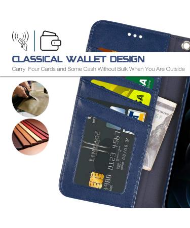 Arae iPhone 12 Pro Max Case Wallet - Blue | Card Holder & Wrist Strap | Compatible & Stylish - Buy Online on GoSupps.com