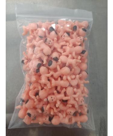 YiliYa Mini Plastic Babies - 100pcs Dolls for Baby Shower Favors Party Decorations & Bath Crafts - Buy Online on GoSupps.com
