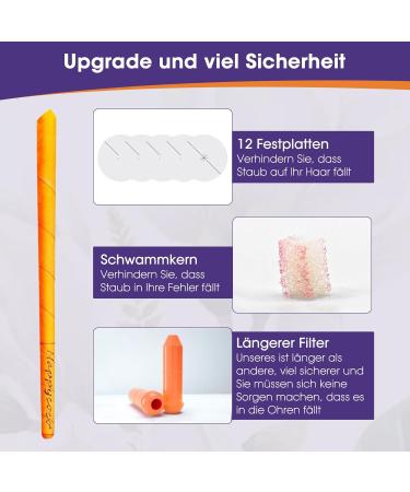 24 Natural Beeswax Ear Candles - Non-Toxic Wax Removal with 8 Colors & 12 Discs | International Shipping Available - Buy Online on GoSupps.com