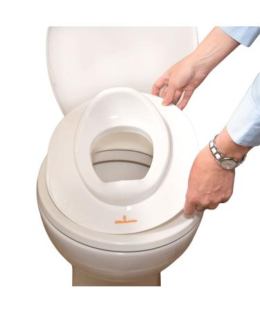 Portable Easy Toilet Seat Potty Training Tool for Toddler Kids - Durable, Safe, Non-Slip Chair Design in White - Buy Online on GoSupps.com