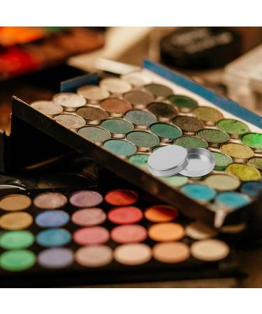 NOLITOY 10 Pcs Empty Round Metal Pans - Aluminum Tin Palette for Eyeshadow Blush Lipstick Organizer | Magnetic Makeup Palette 20mm - International Shipping - Buy Online on GoSupps.com