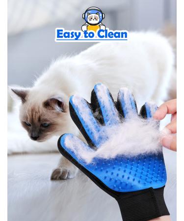 RIFNEEIM Cat Grooming Glove Brush with Self Cleaning Slicker - Pet Hair Remover & Massage Tool for Cat Dog - Buy Online on GoSupps.com