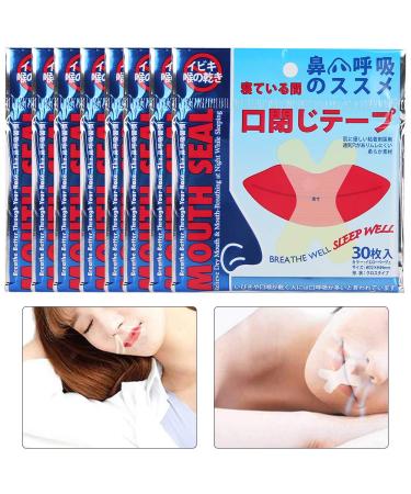240pcs Anti Snoring Patch Health Care Sleeping Nasal Sticker Sleeping Nasal Strip Anti Snoring Sticker Better Breath Snoring Aid Device