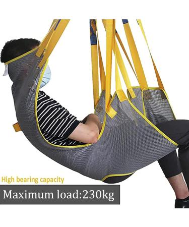 Patient Lifting Slings Four Point Support Shower Sling Toileting Lift Sling for Elderly Universal Full Body Mesh Lift Sling Full Body Patient Lift Toileting Sling Lifting Aid Straps Medium - Buy Online on GoSupps.com