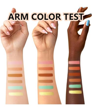  G n rique Concealer Pen Face Cover Stick 6 Color Facial Contour and Highlight Set Lightweight Long-Lasting Neutralizer Hides Blemishes and Dark Circles for All-Day Wear 4g Each 6 Pieces - Buy Online on GoSupps.com