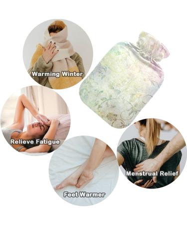 Naanle Vintage Flower Hot Water Bottle with Cover - 2L Heat Therapy for Back Pain Relief Hand & Foot Warmer - Buy Online on GoSupps.com