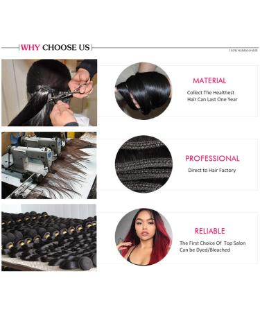 10 Inch Short 10A Brazilian Virgin Human Hair Bundles - Pack of 4 | Natural Black Color - Buy Online on GoSupps.com