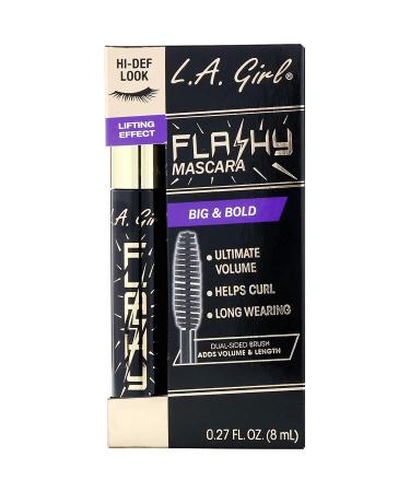 L.A. Girl Flashy Mascara Jet Black 0.27 fl oz - Intense Volume & Length - Buy Online on GoSupps.com