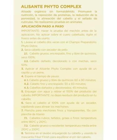 Let Me Be Phyto Complex Straightening Brazilian organic straightening with moisturizing treatment cuticle sealing and formulafree 100 Professional Smooth 300ml White - Buy Online on GoSupps.com