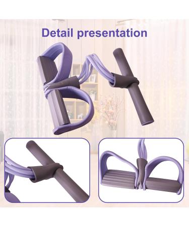 Home Elastic Sit Up Pull Rope Tension Resistance Band Foot Pedal Abdomen Trimmer Equipment Bodybuilding Gym Natural Latex Tension Rope Fitness for Abdomen Waist Arm Leg Slimming Training - Buy Online on GoSupps.com