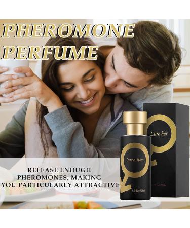 Hcomine Lure Her Perfume para hombres 50 ml - Colonia de feromonas doradas para atraer mujeres - Buy Online on GoSupps.com