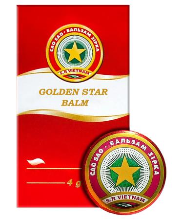 Golden Star Balm (Cao Sao Vang) 4g/0.14 Oz