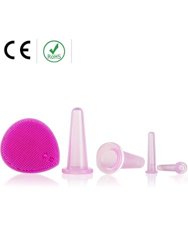Sandine Pink Cupping Therapy Set for Facial Contouring and Cellulite Reduction - Buy Online on GoSupps.com
