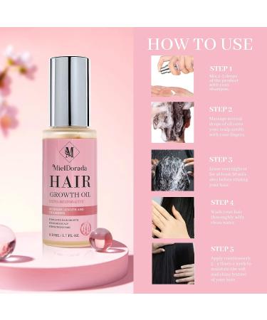 Biotin, Castor Oil & Rosemary Hair Growth Treatment Serum - Strengthen, Nourish, and Thicken Dry Damaged Hair - Buy Online on GoSupps.com