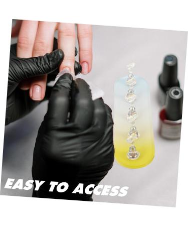 Mikinona 1 Set Nail Practice Holder Decor Fake Nails Nail Rest Magnetic Fake Nail Holder Nail Practice Stand Training Nail Display Practice Nail Racks Convenient Nail Display Plastic 12.8x3.7cm As Shown - Buy Online on GoSupps.com