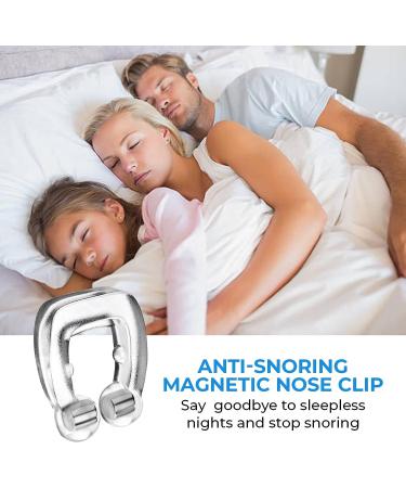 Silicone Magnetic Anti Snoring Nose Clips - 6 PCS Set for Effective Snoring Relief - Buy Online on GoSupps.com