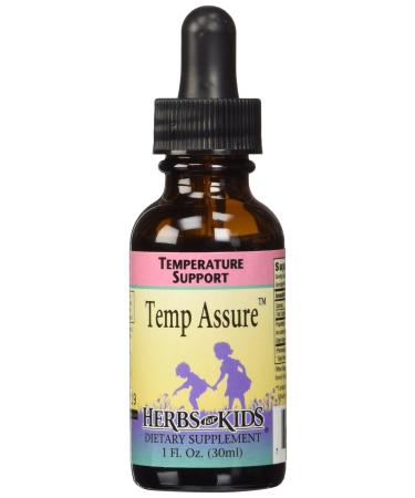 Herbs for Kids Temp Assure, Liquid, Unflavored (Btl-Glass) 1oz