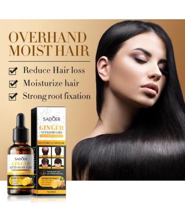 Sadoer Ginger Anti-Hair Loss Oil Sadoer Ginger Anti Hair Loss Treatment Essence Ginger Extract Hair Growth Oil - Buy Online on GoSupps.com
